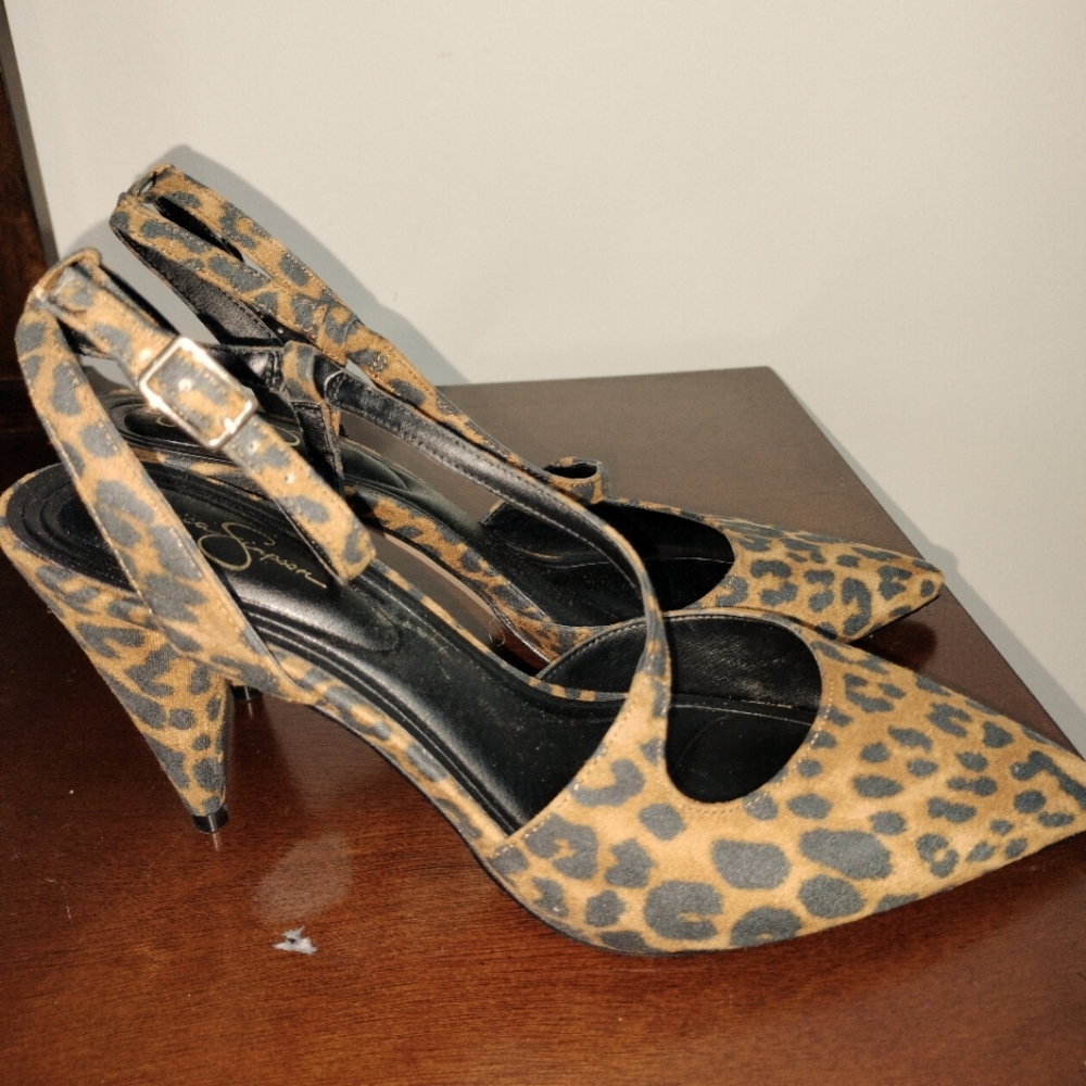 36. Jessica Simpson Leopard shoes